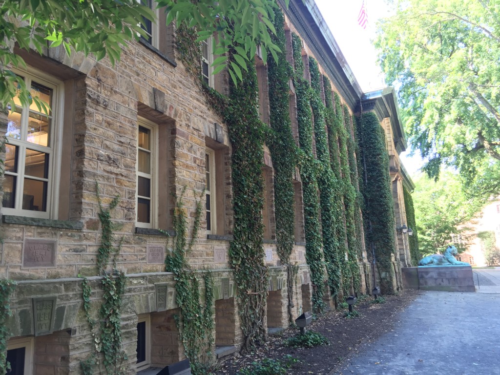 图:Nassau楼的常青藤